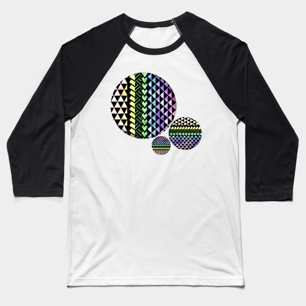 Polynesian Print 4 Baseball T-Shirt by Ama_Sama